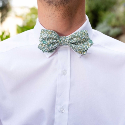 Liberty Lime Katie & Millie Bow Tie 2