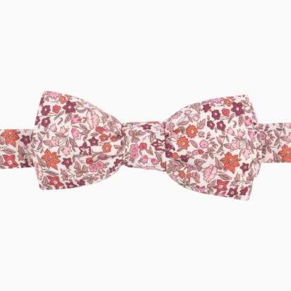 Liberty Burgundy Pink Ava Bow Tie