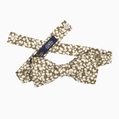 Liberty Khaki Glenjade Bow Tie
