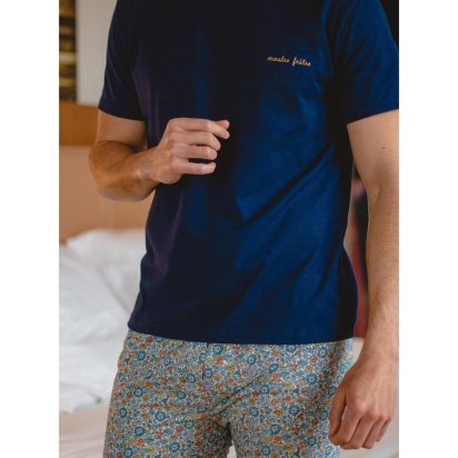 Embroidered T-shirt Moules Frites