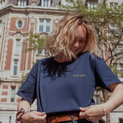 T-shirt brodé Moules Frites