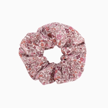 Liberty Ava Burgundy Pink Scrunchie