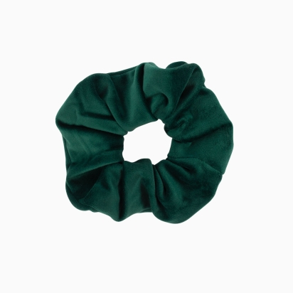 Empire Green Velvet Scrunchie