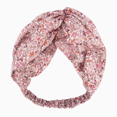 Headband Liberty Ava bordeaux rose