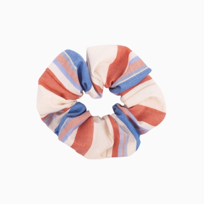 Multicolored Stripe Scrunchie