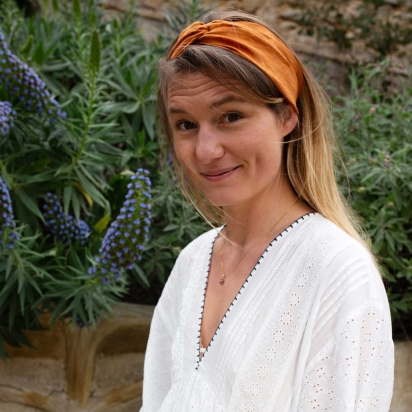 Linen Headband Saffron