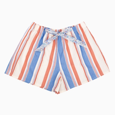 Multicolored Stripes Pyjama Shorts