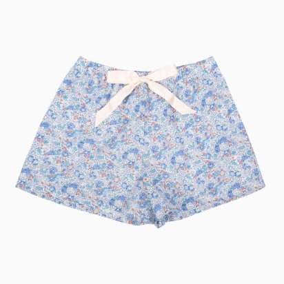 Pyjama Short Liberty Claire Aude bleu