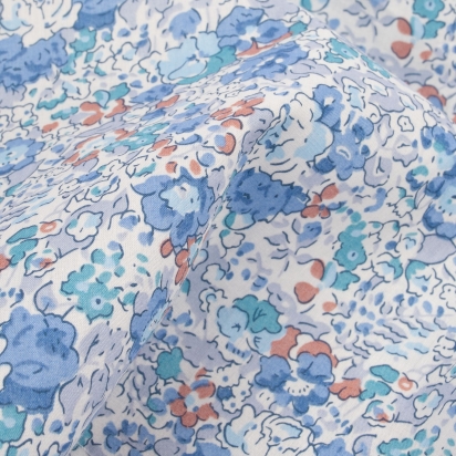 Pyjama Short Liberty Claire Aude bleu