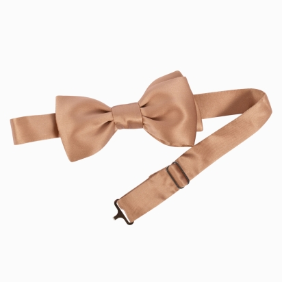 Milk Coffee Silk Bow Tie