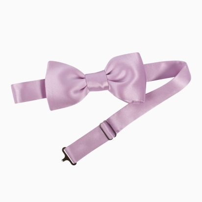 Noeud papillon Soie lilas
