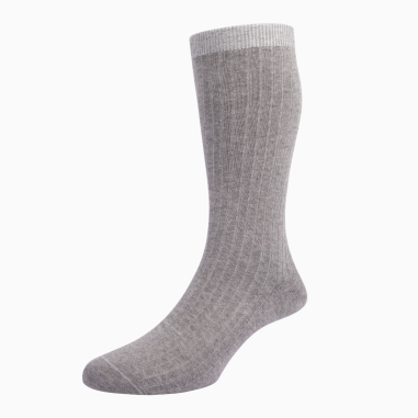 Heather Grey Organic Cotton Socks
