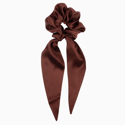 Foulchie Soie chocolat