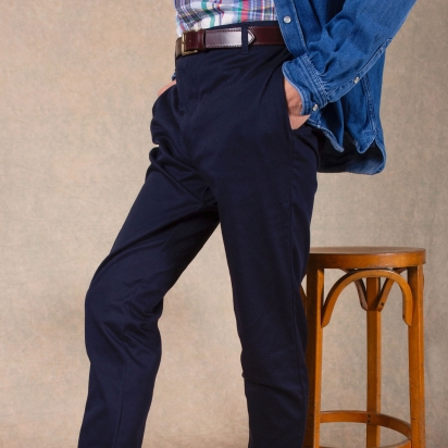 Pantalon Chino Le Colonel bleu marine