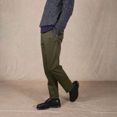 Pantalon Chino Le Colonel vert olive