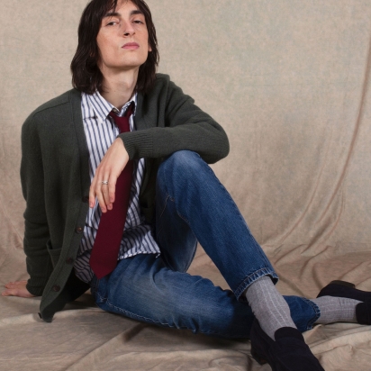 Heather Grey Organic Cotton Socks 2