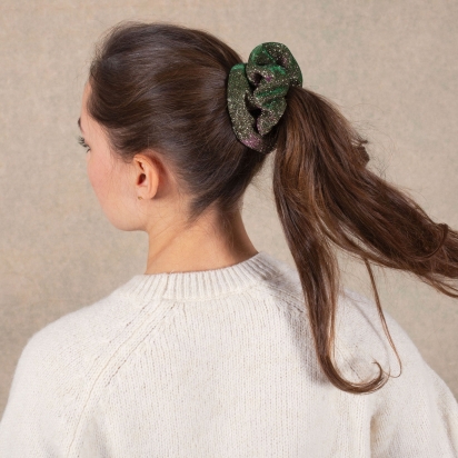 Disco Glitter Scrunchie 2
