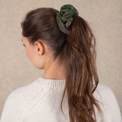 Disco Glitter Scrunchie
