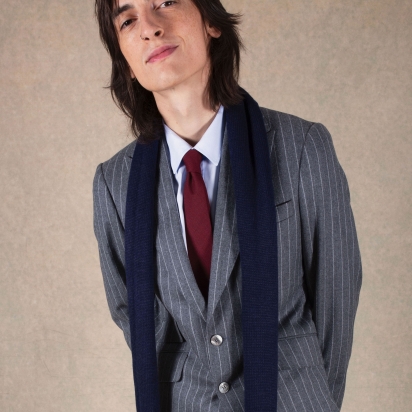 Cabernet Italian Wool Tie 2