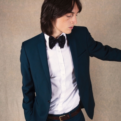 Cocktail Black Silk Bow tie