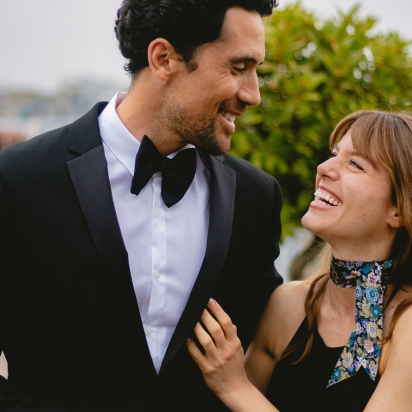 Black Silk Cocktail Bow tie
