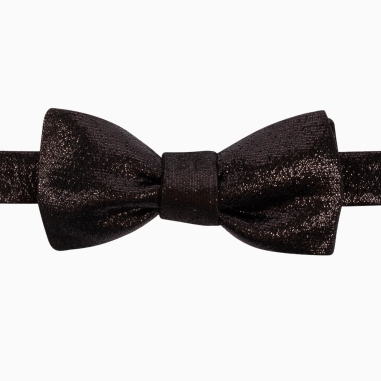 Black Glitter Bow Tie