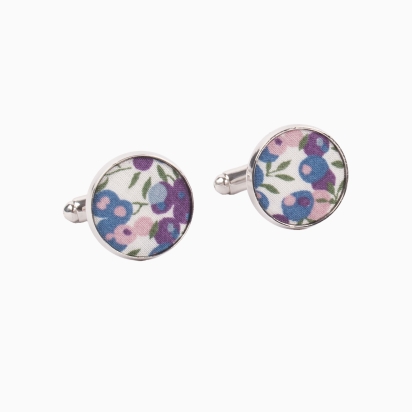 Boutons de manchette Liberty Wiltshire myrtille 2