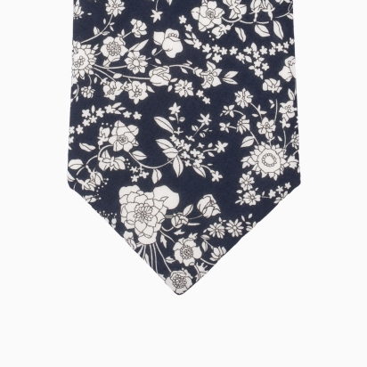 Cravate Liberty Bloom marine