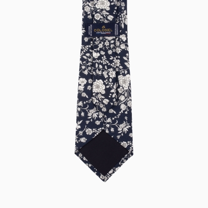 Cravate Liberty Bloom marine 2