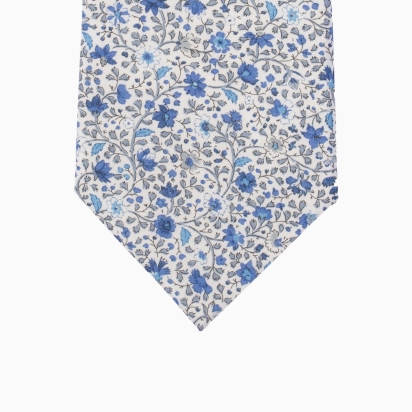Cravate Liberty Camille bleu outremer