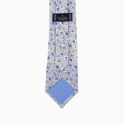 Cravate Liberty Camille bleu outremer