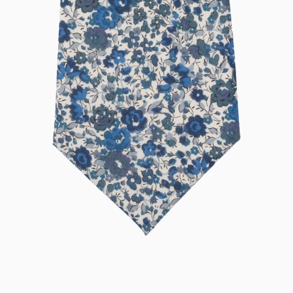 Cravate Liberty Emma bleu