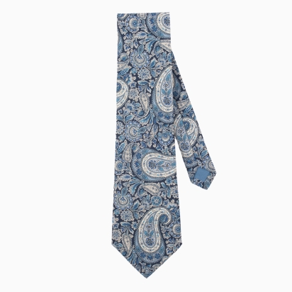 Cravate Liberty Lee Manor bleu