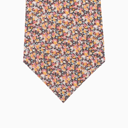 Liberty Orange / grey Pepper Tie