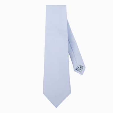 Sky blue Linen Tie