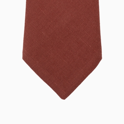 Brick Linen Tie