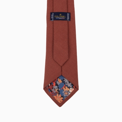 Brick Linen Tie