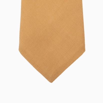 Mustard Linen Tie