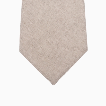 Cravate Lin naturel ficelle