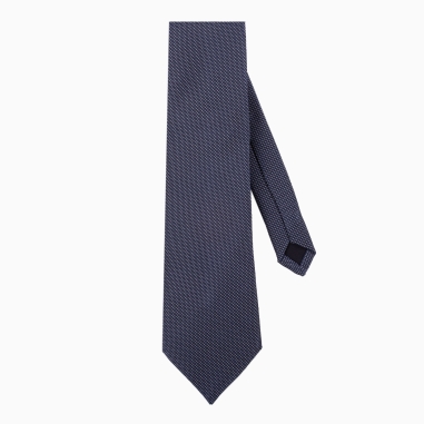Midnight Blue Fiorenza Silk Tie