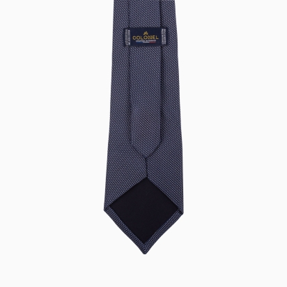 Midnight Blue Fiorenza Silk Tie