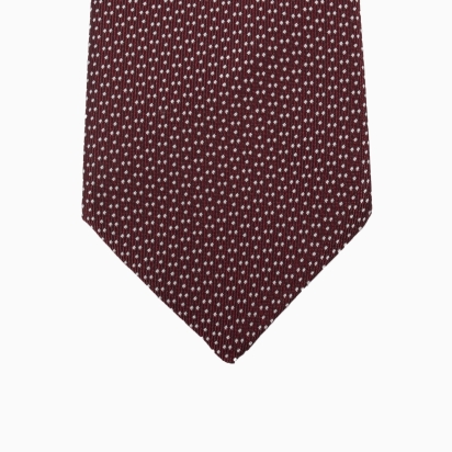 Cravate Soie Milano bordeaux