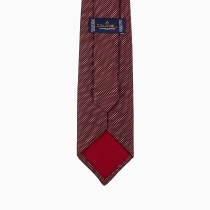 Burgundy Milano Silk Tie
