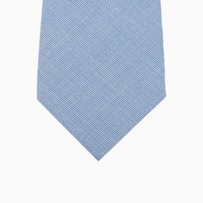 Cravate Laine Italienne bleu arctique