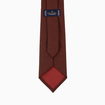Moka Italian Wool Tie