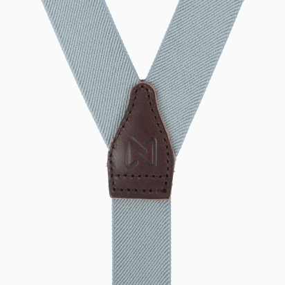 Pearl grey Skinny braces