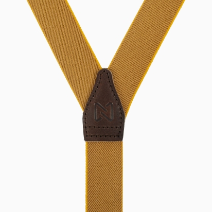 Turmeric yellow Skinny braces