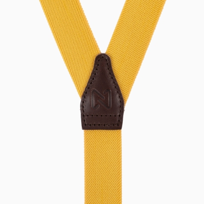 Sunflower yellow Skinny braces