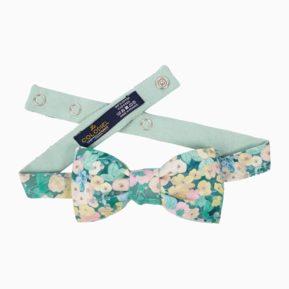 Liberty Green Holly Bow Tie