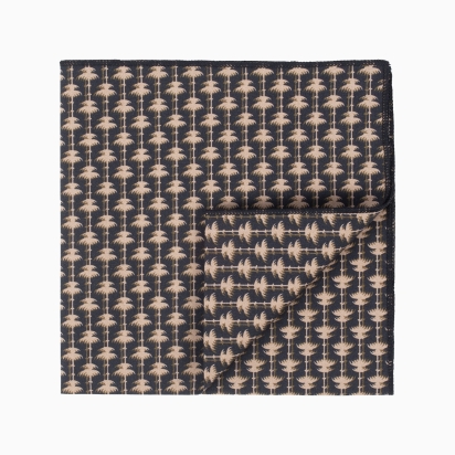 Liberty Beige Palm Pocket Square